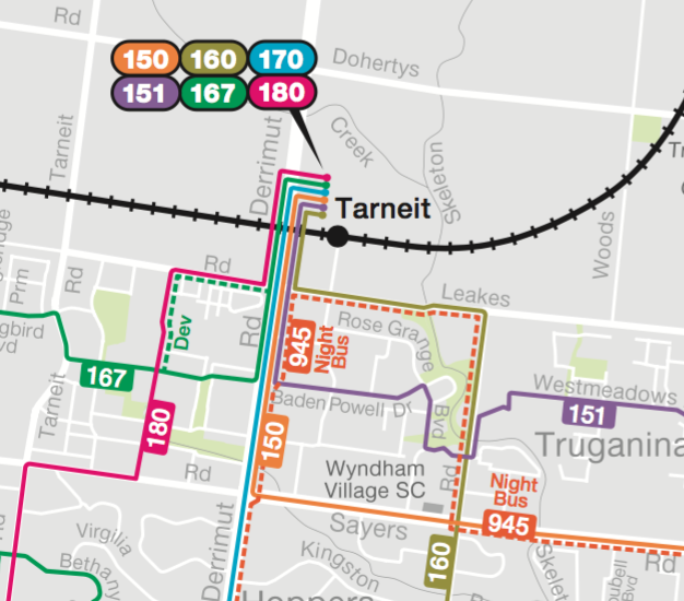 PTV Local Area Maps Wyndham BCSV